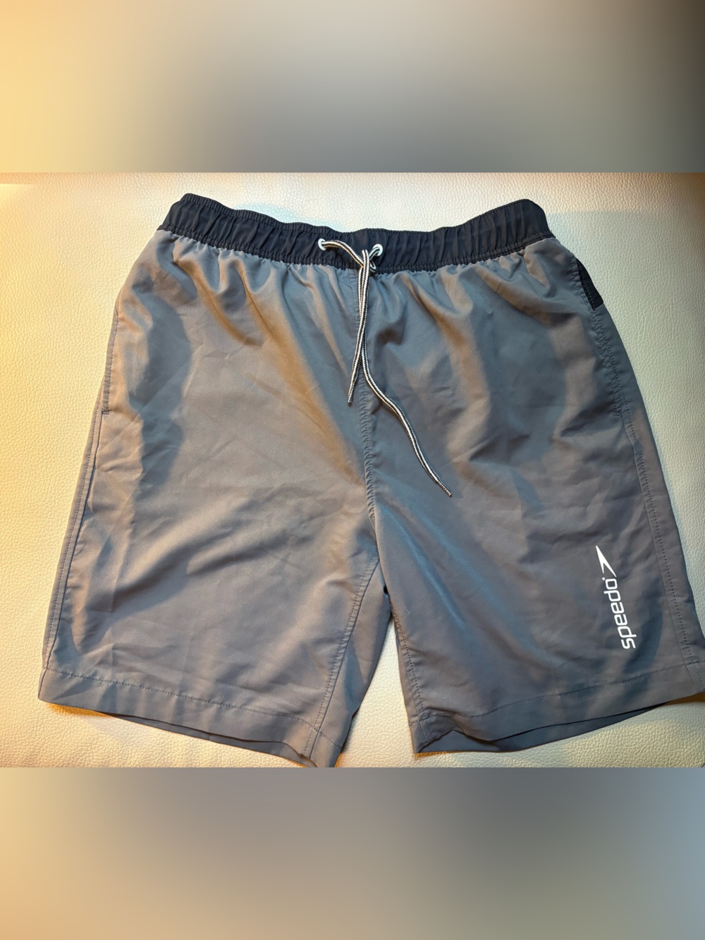 Speedo Men's Gray Performance Swim Shorts